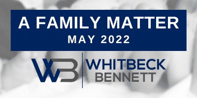 May 2022 – A Family Matter Newsletter